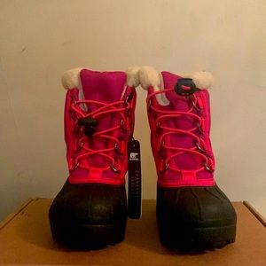 Pink Sorel Toddler Snow Boots. Brand new with tags.